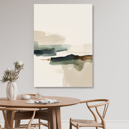 Japandi Harmony Wall Art Canvas Print