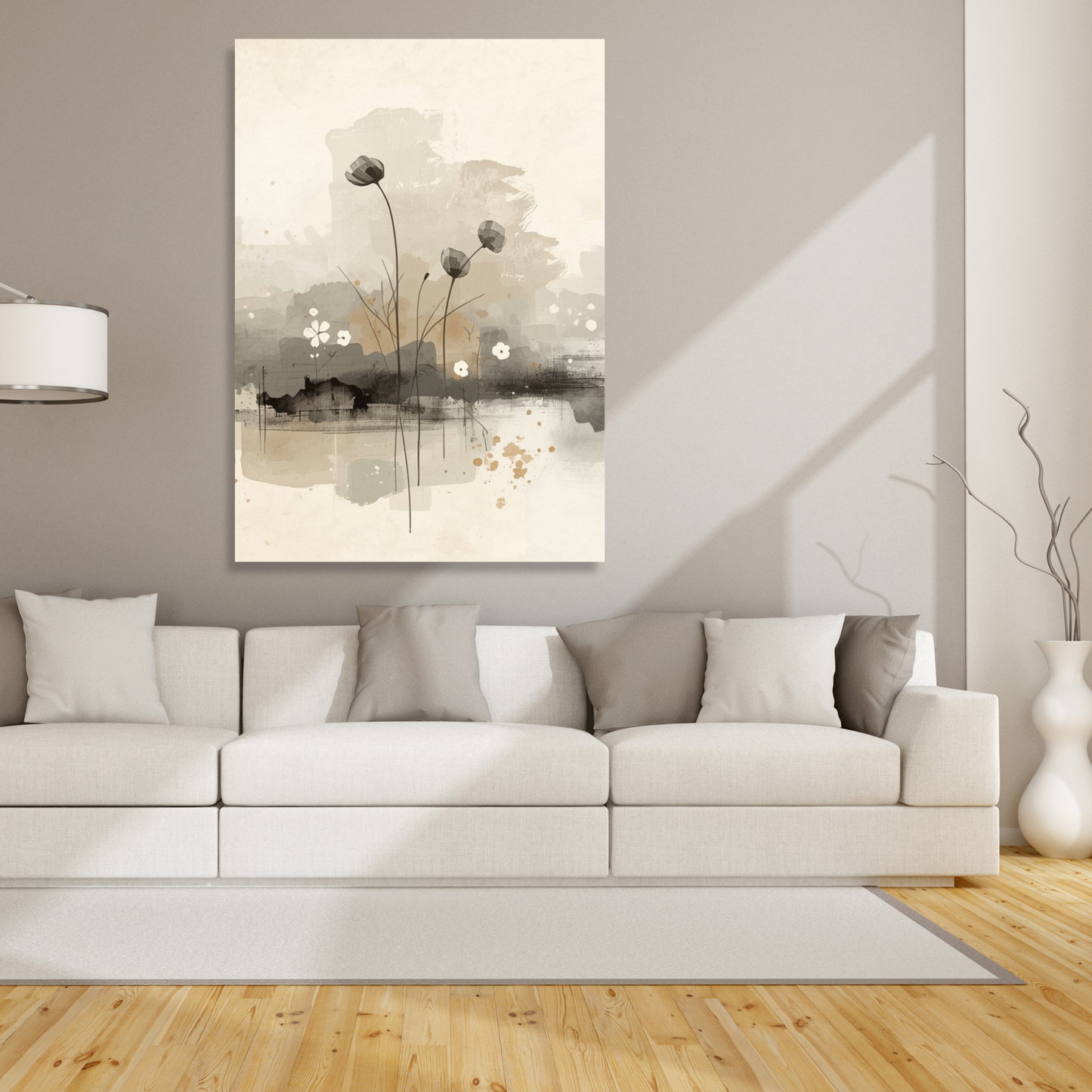Japandi Peace Wall Art Canvas Print