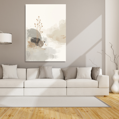 Japandi Balance Wall Art Canvas Print