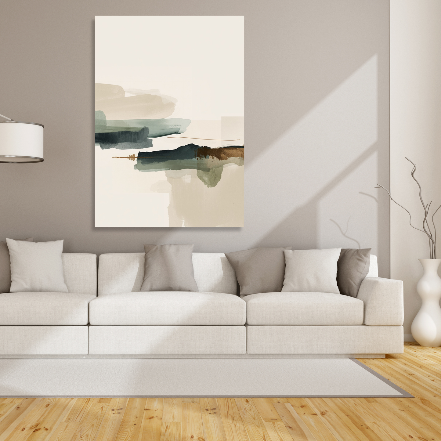 Japandi Harmony Wall Art Canvas Print