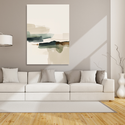Japandi Harmony Wall Art Canvas Print