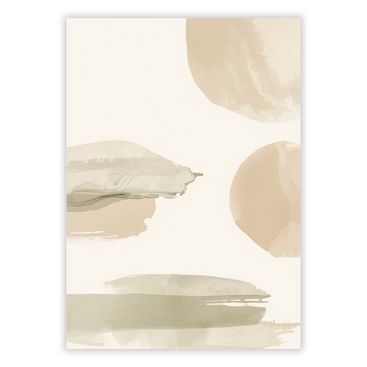 Japandi Matcha Wall Art Canvas Print