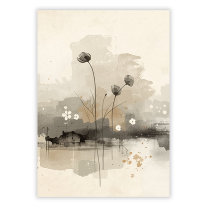 Japandi Peace Wall Art Canvas Print