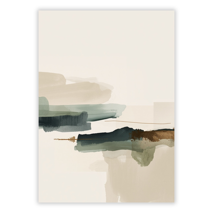 Japandi Harmony Wall Art Canvas Print
