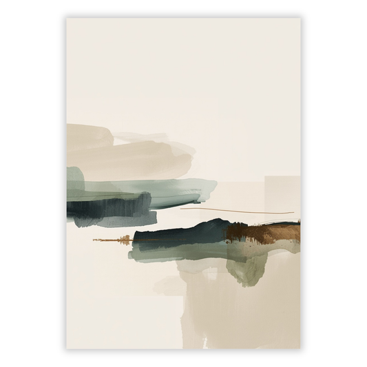 Japandi Harmony Wall Art Canvas Print