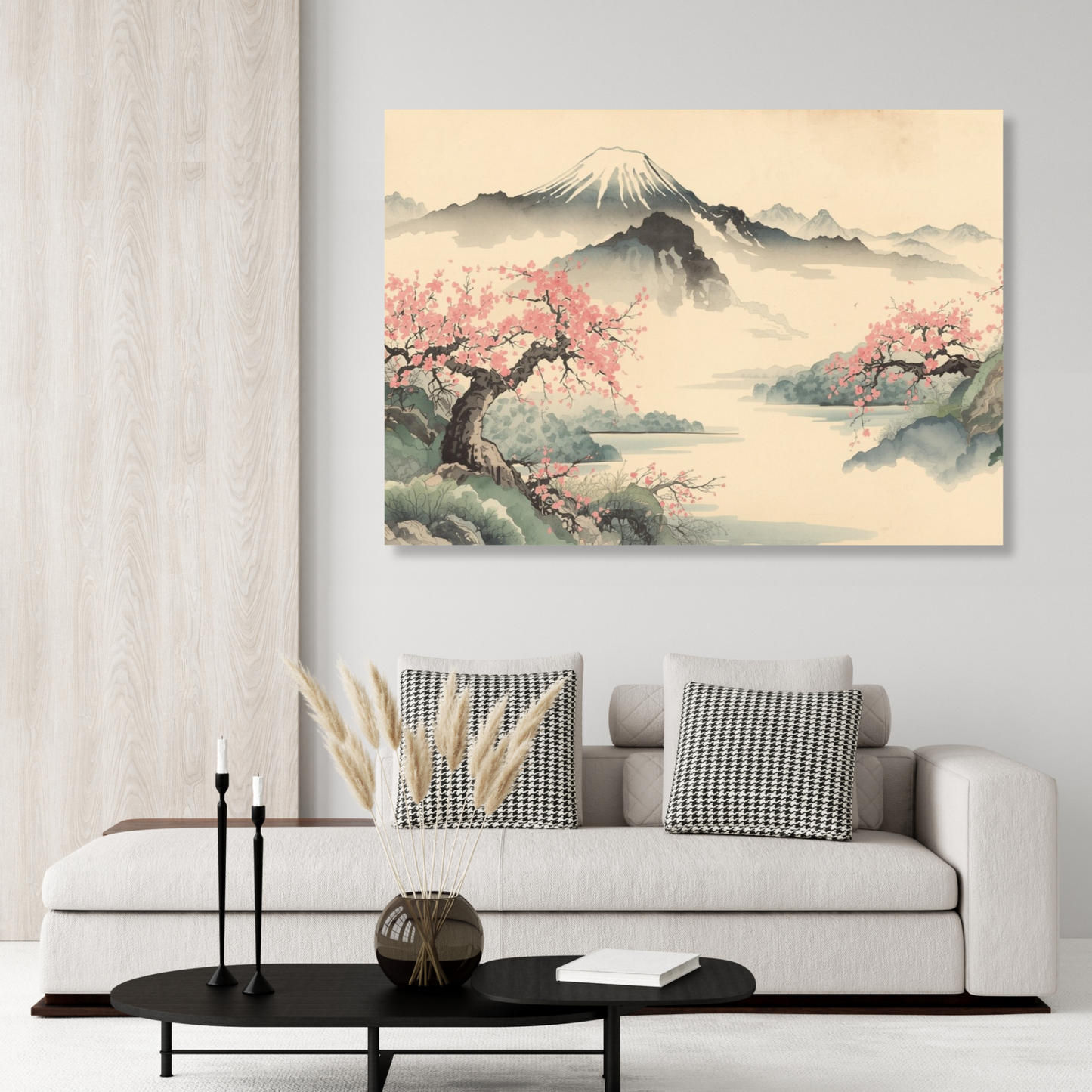 View of Mount Fuji Wall Art Canvas Print
