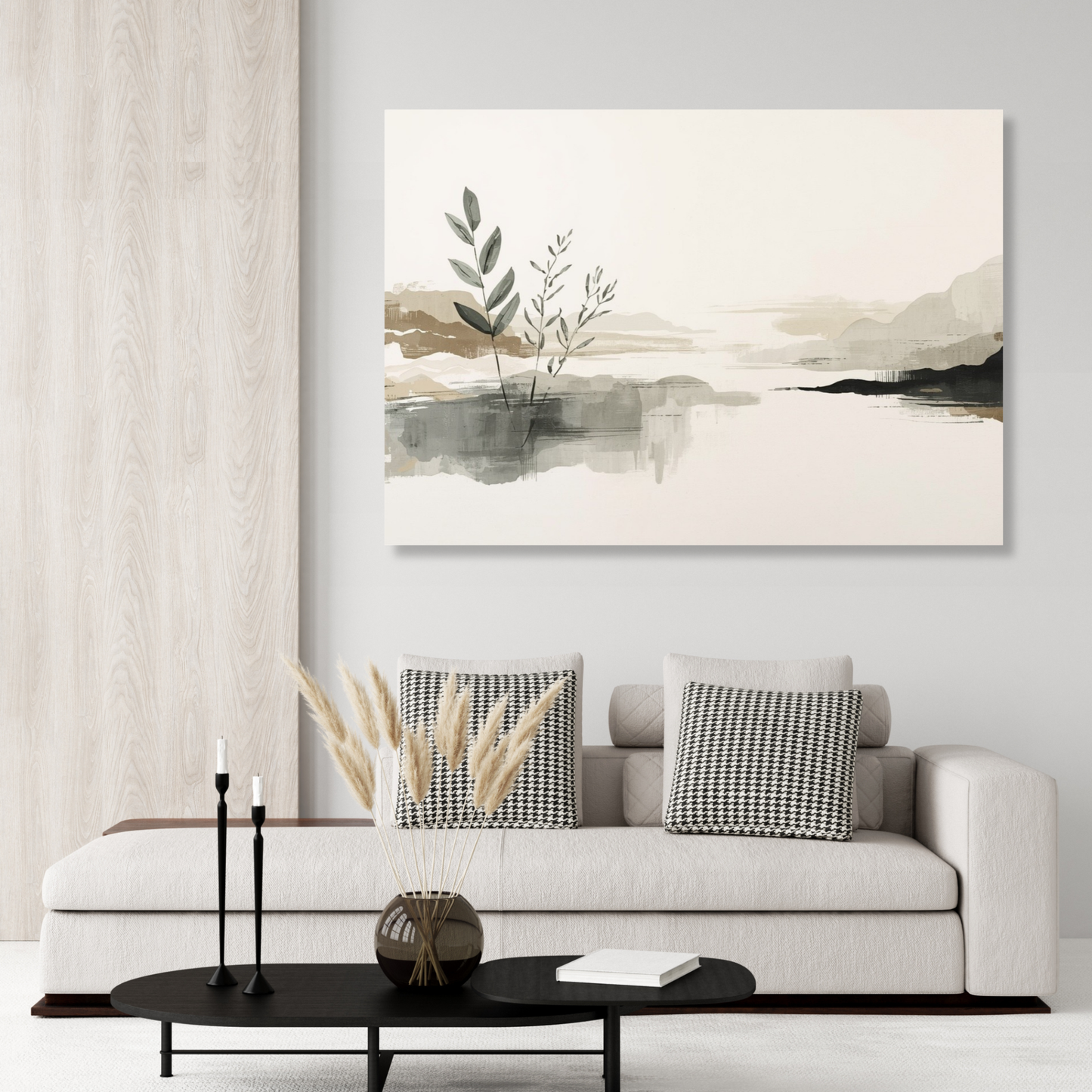 Japandi Calm Wall Art Canvas Print