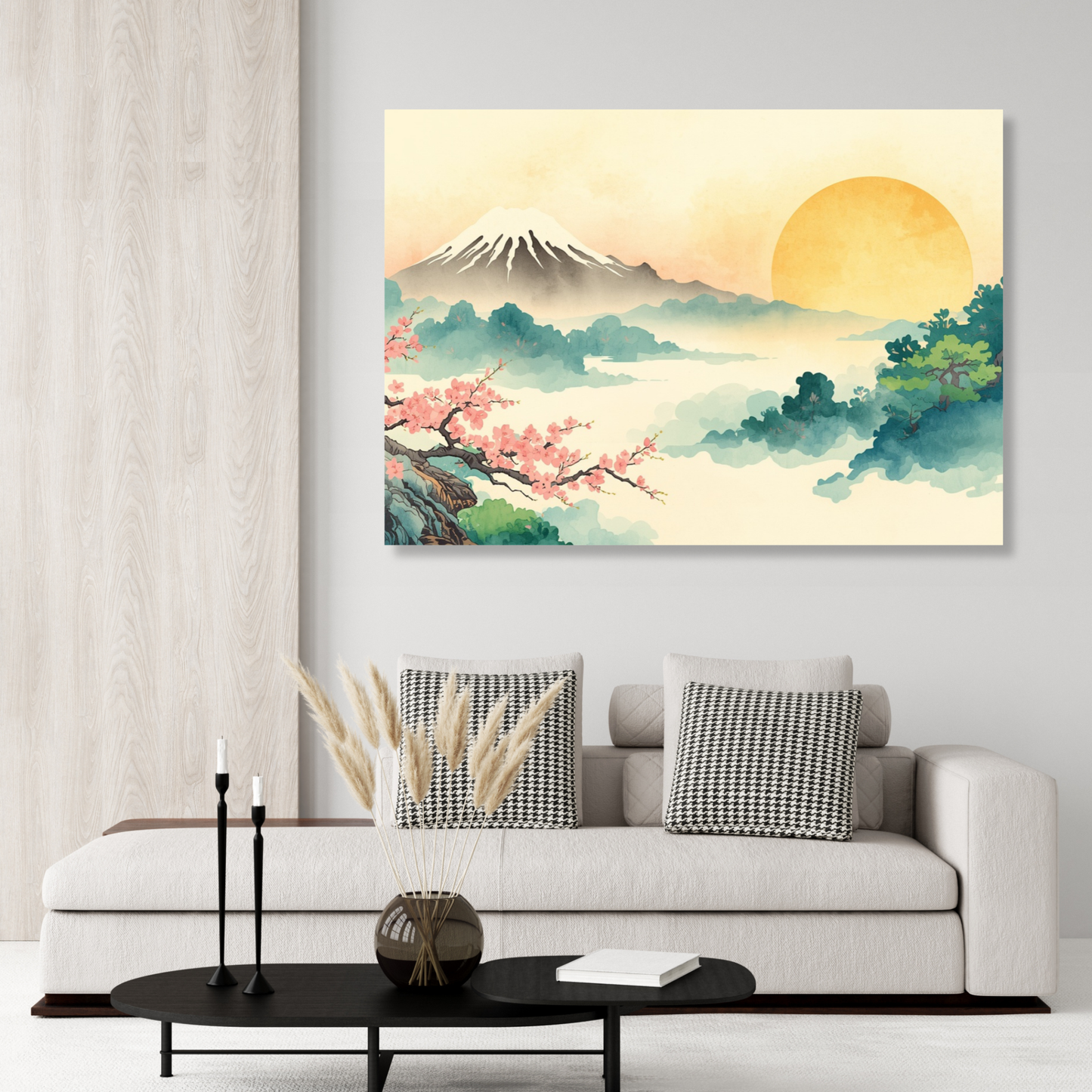 Mount Fuji Sunrise Wall Art Canvas Print