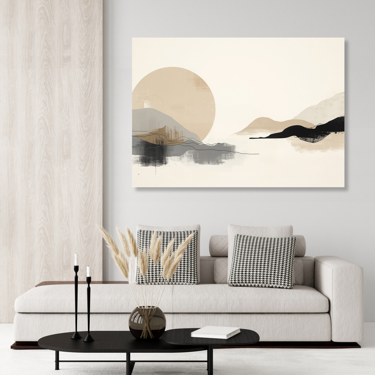 Japandi Presence Wall Art Canvas Print