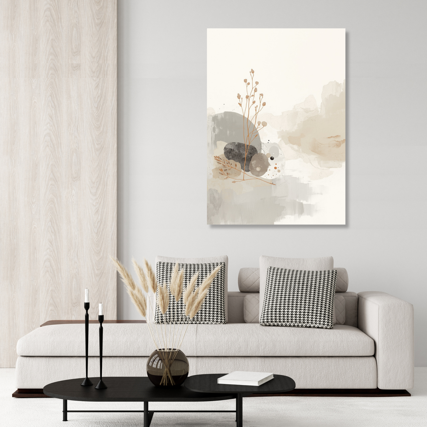 Japandi Balance Wall Art Canvas Print
