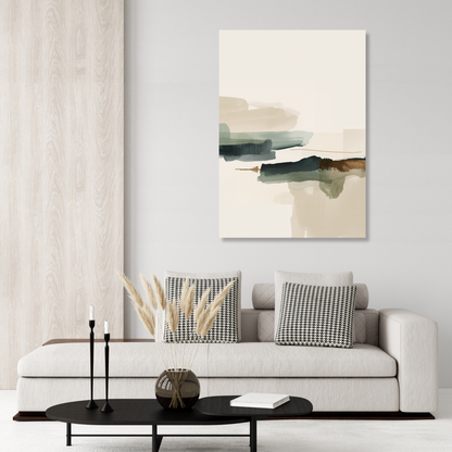 Japandi Harmony Wall Art Canvas Print