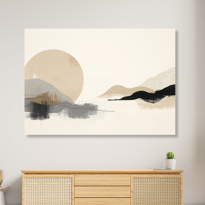 Japandi Presence Wall Art Canvas Print