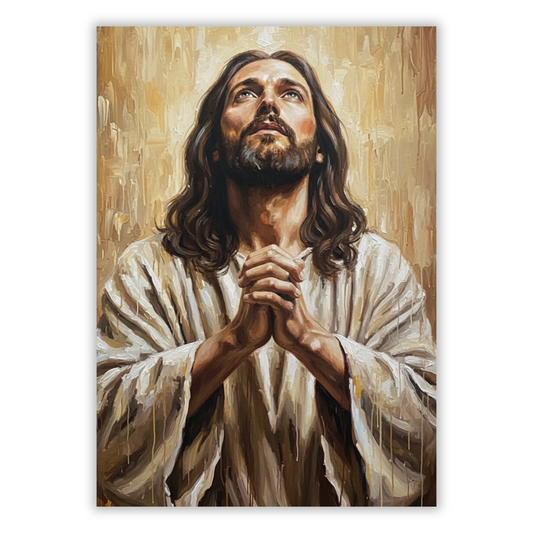The Prayer of Jesus Christ Wall Art Canvas Print