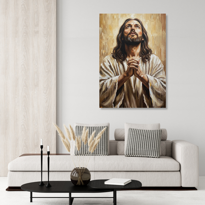 The Prayer of Jesus Christ Wall Art Canvas Print