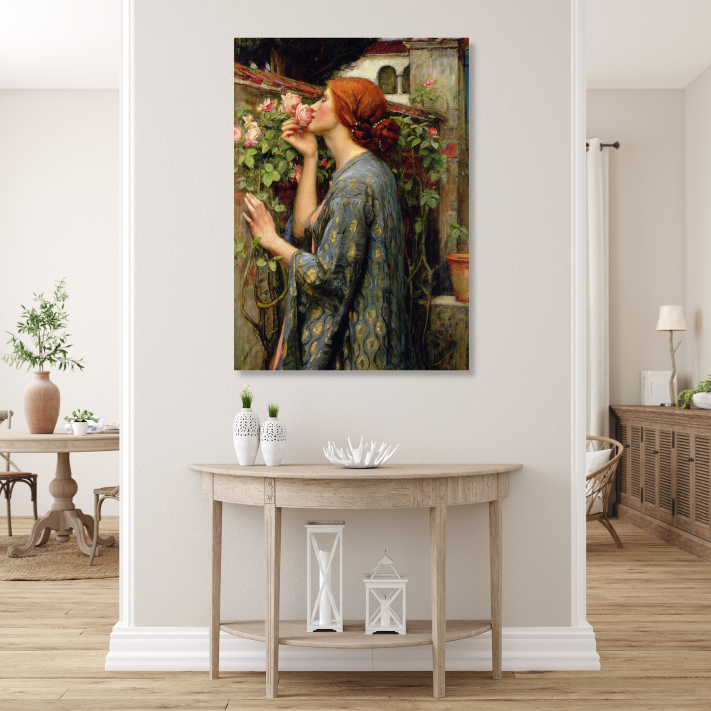 John William Waterhouse - The Soul of the Rose Wall Art Canvas Print