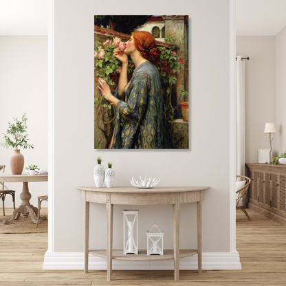 John William Waterhouse - The Soul of the Rose Wall Art Canvas Print