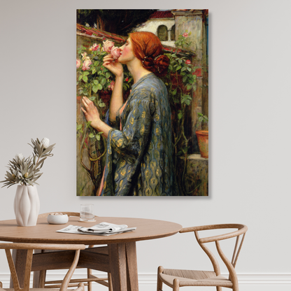 John William Waterhouse - The Soul of the Rose Wall Art Canvas Print