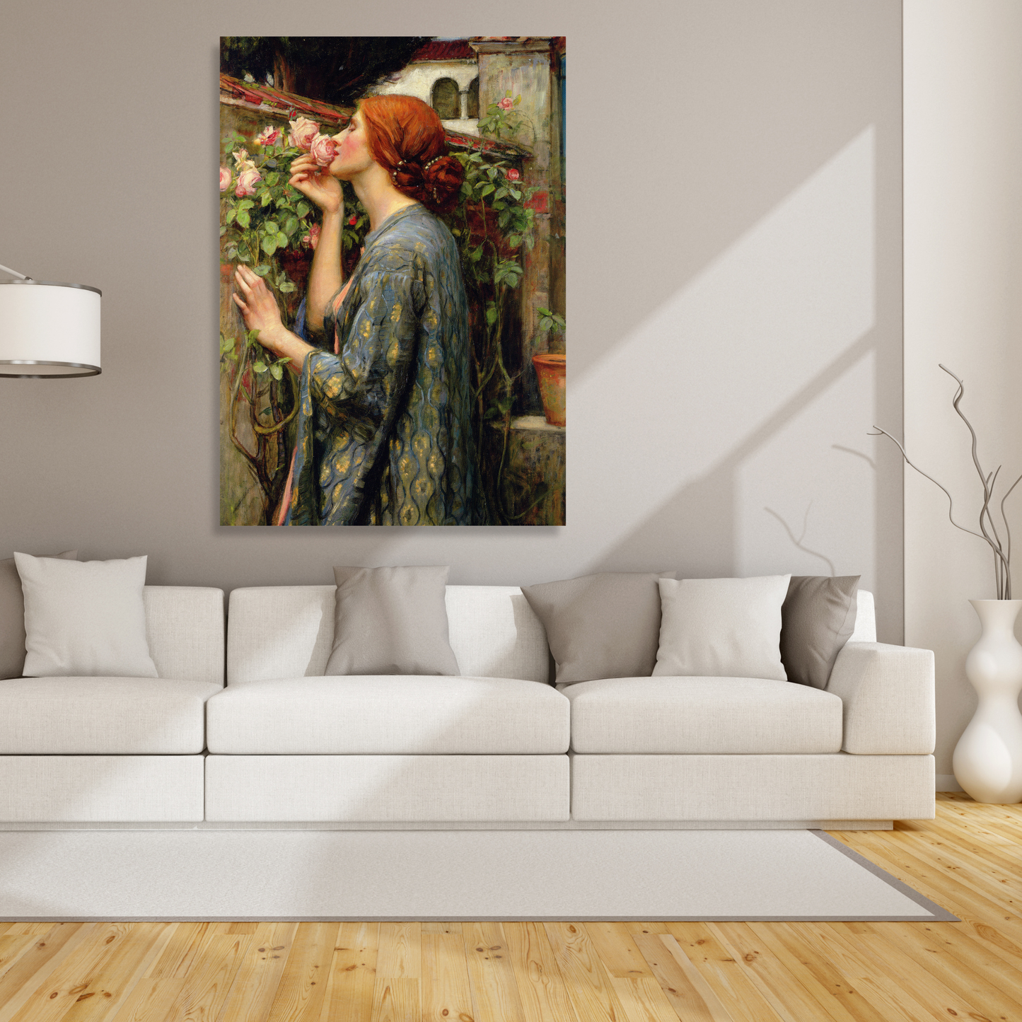John William Waterhouse - The Soul of the Rose Wall Art Canvas Print