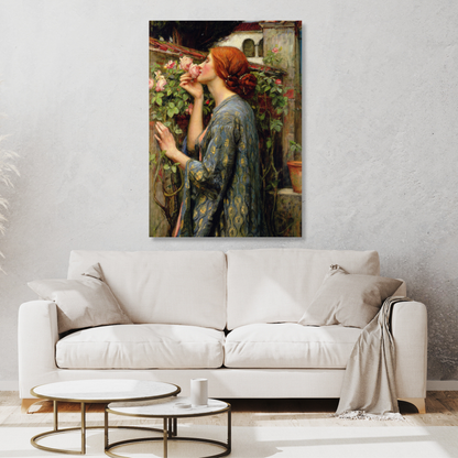 John William Waterhouse - The Soul of the Rose Wall Art Canvas Print