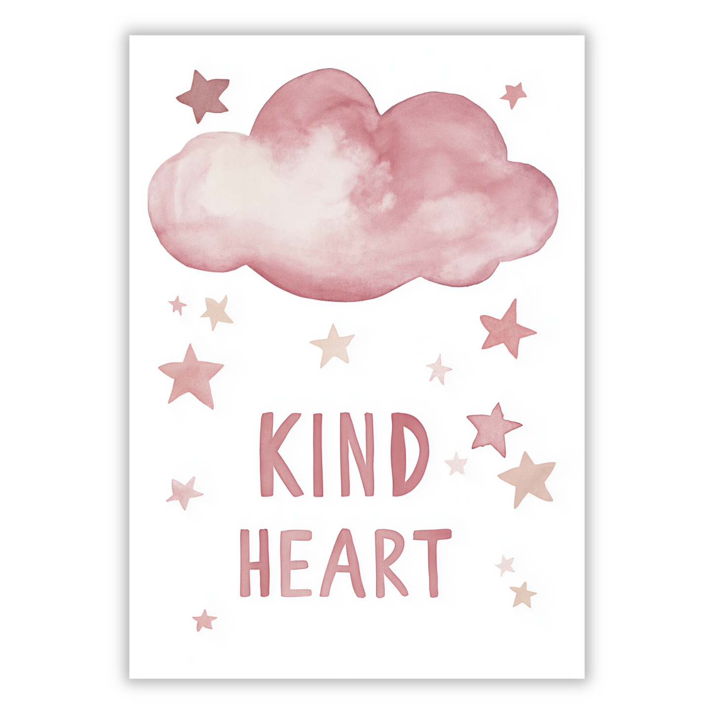 Kind Heart Canvas Wall Art Print