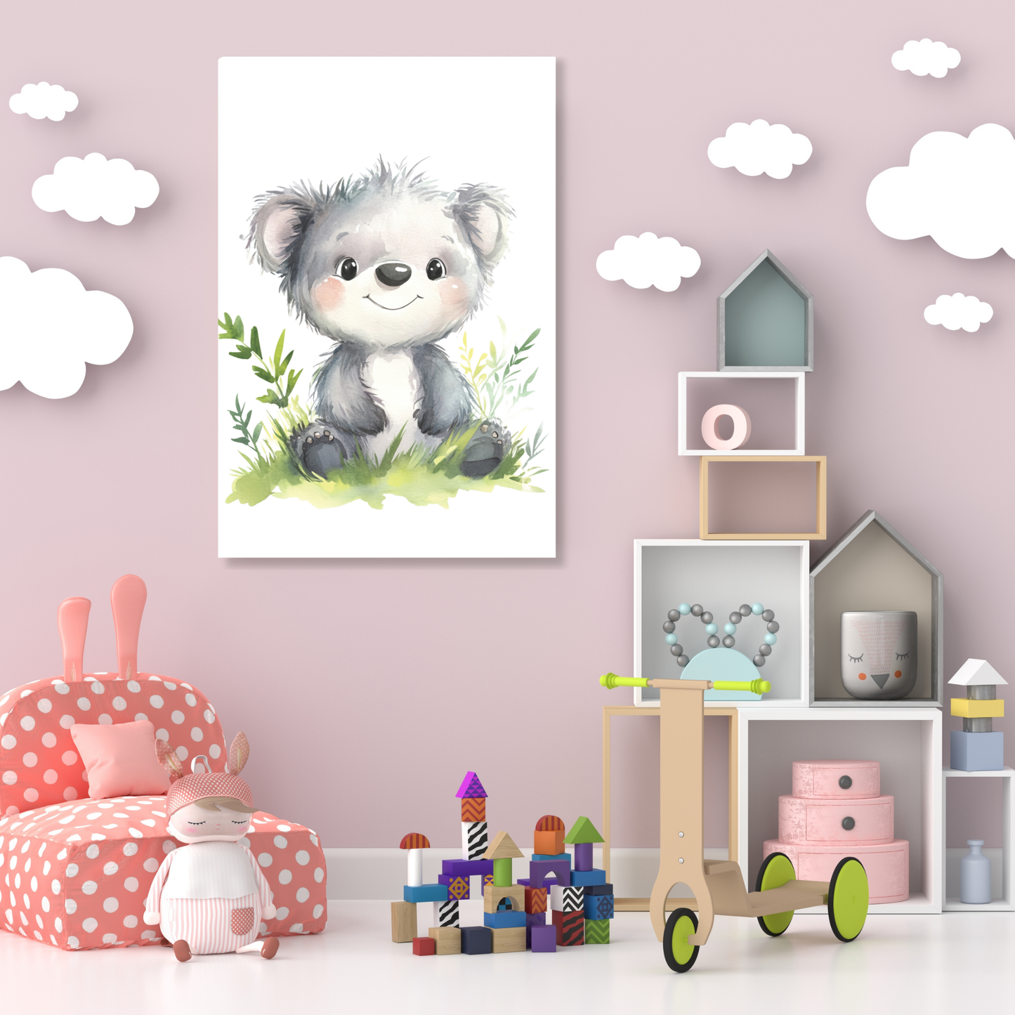 Kingston Koala Canvas Wall Art Print