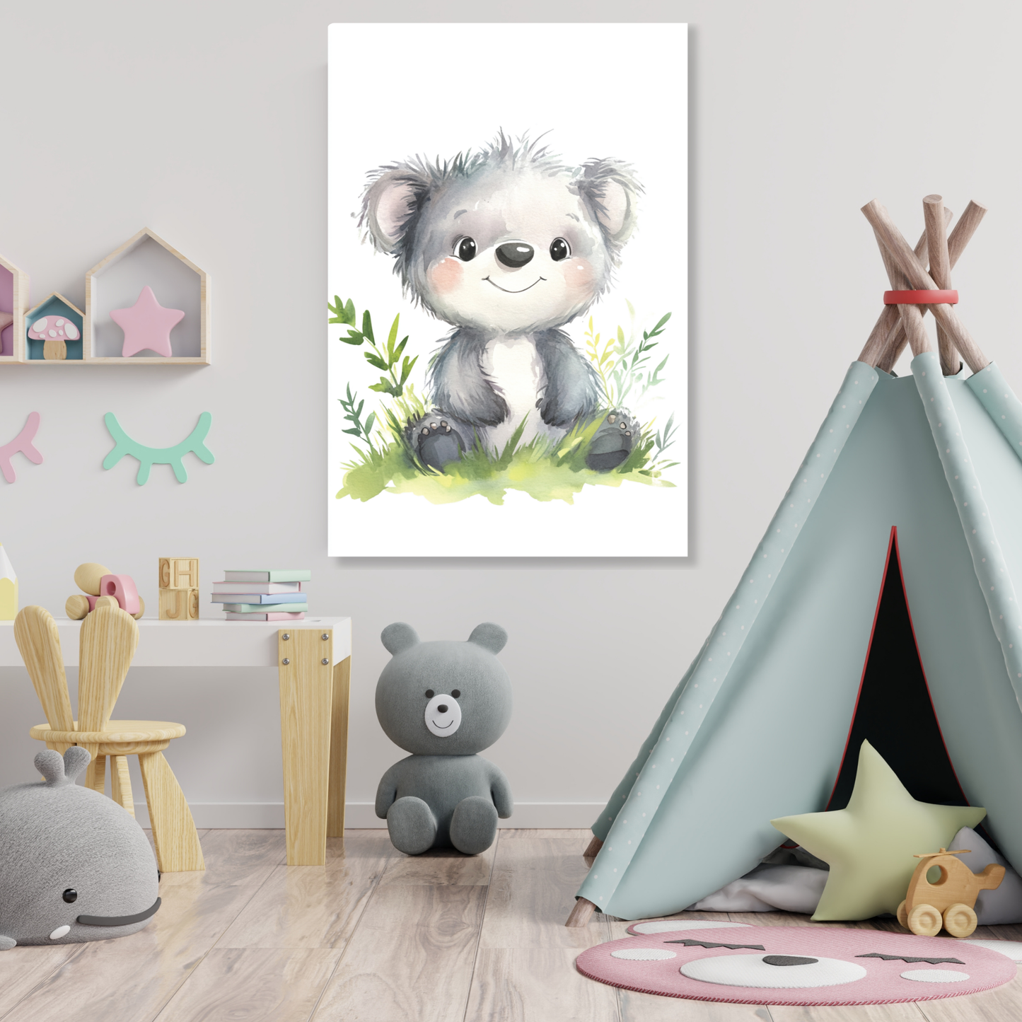 Kingston Koala Canvas Wall Art Print