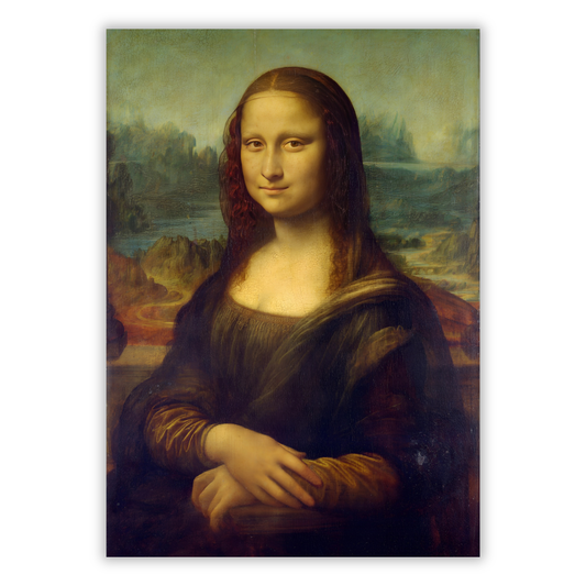 Leonardo Da Vinci - Portrait of Mona Lisa Del Giocondo