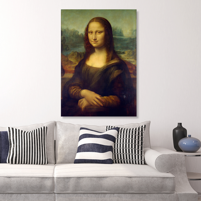 Leonardo Da Vinci - Portrait of Mona Lisa Del Giocondo