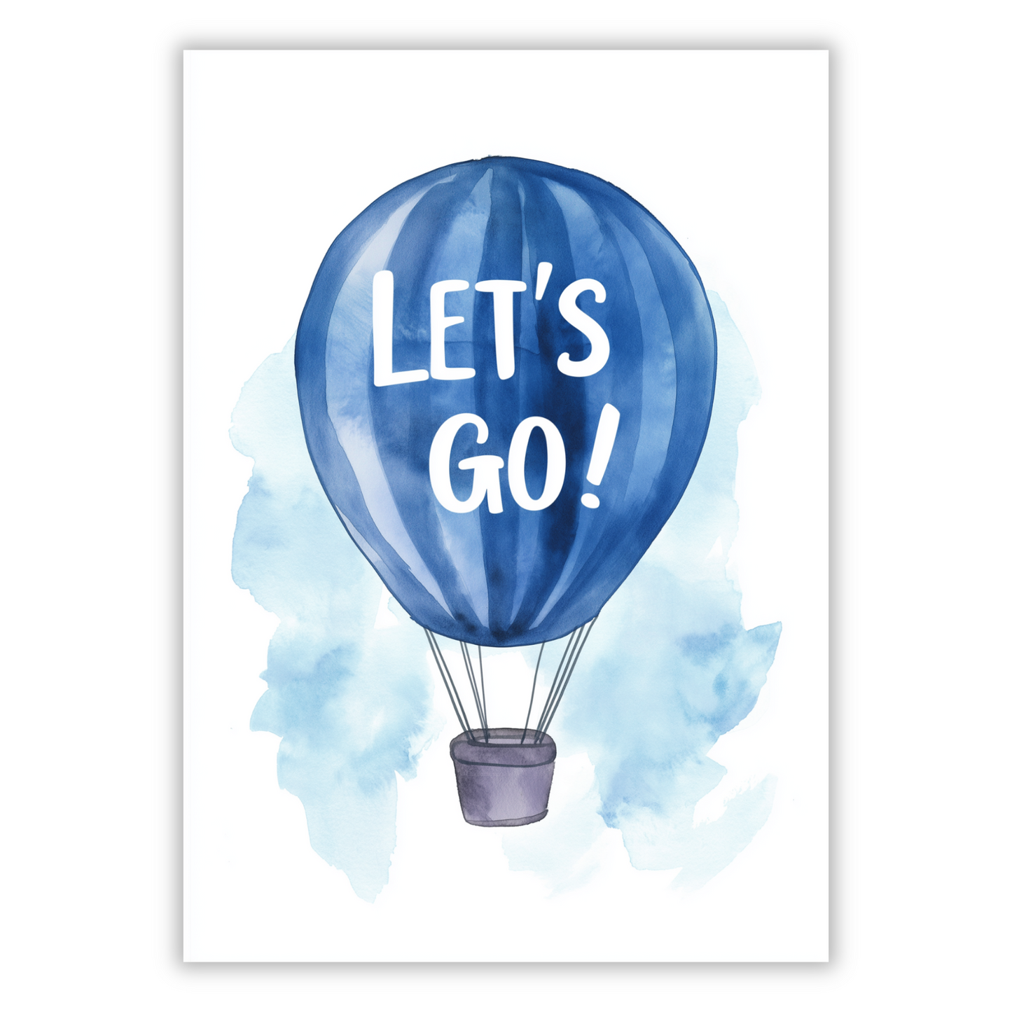 Let's Go Canvas Wall Art Print