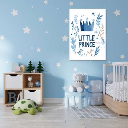 Little Prince Canvas Wall Art Print