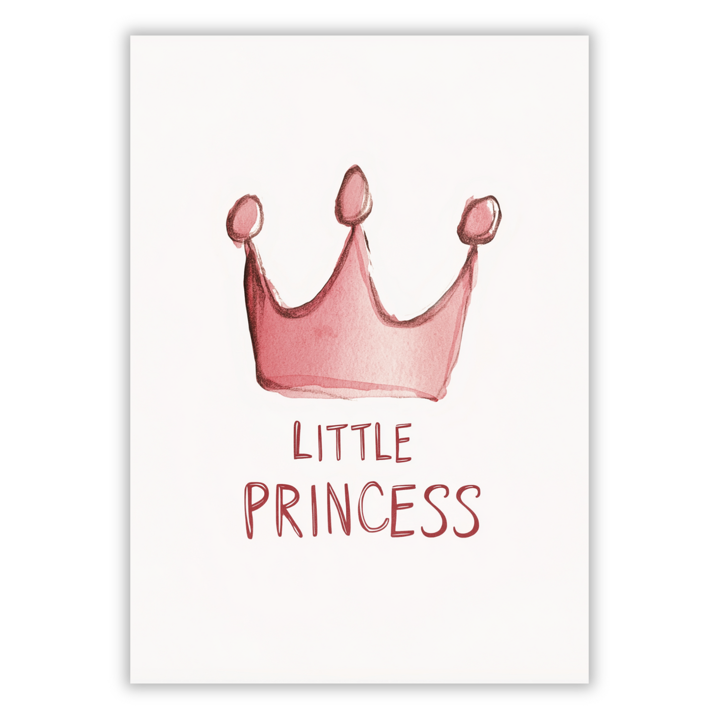 Little Princess Canvas Wall Art Print