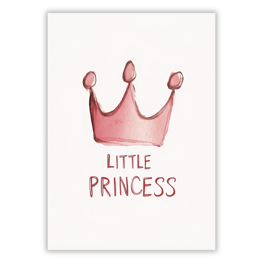 Little Princess Canvas Wall Art Print