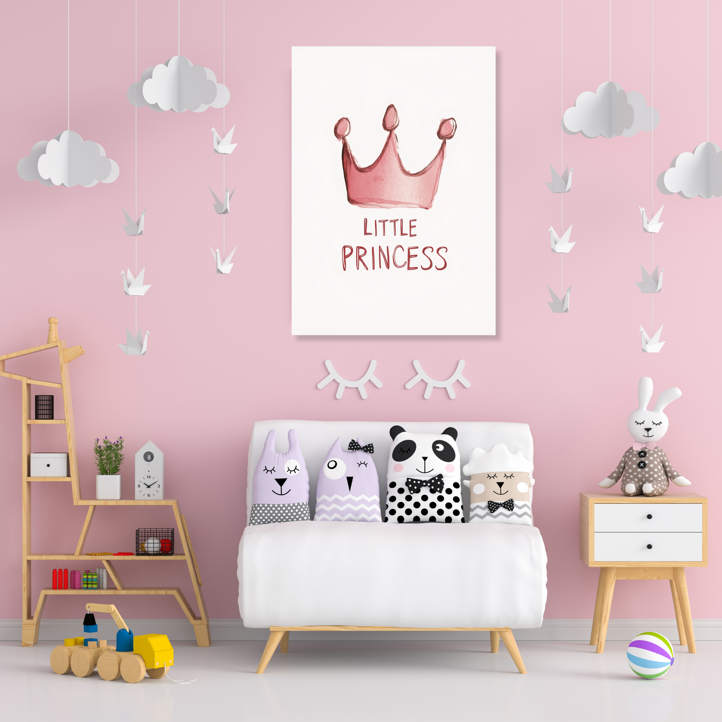 Little Princess Canvas Wall Art Print