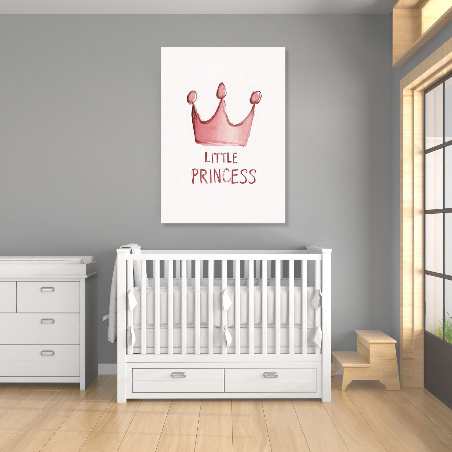 Little Princess Canvas Wall Art Print