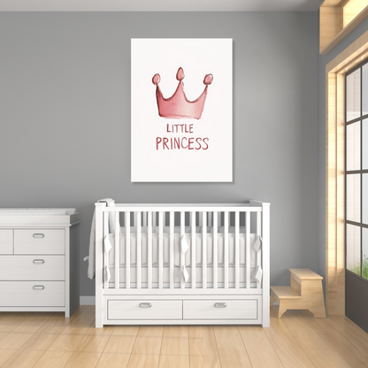 Little Princess Canvas Wall Art Print