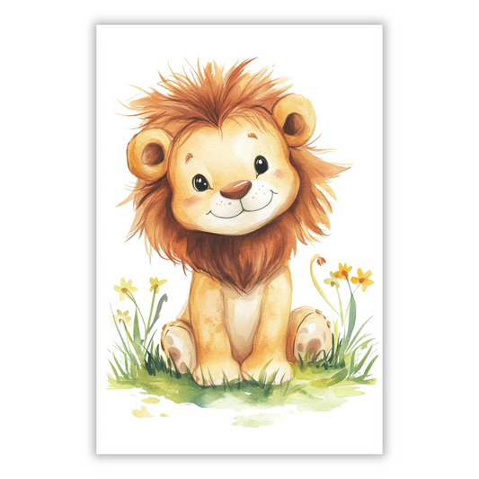 Lucius Lion Canvas Wall Art Print