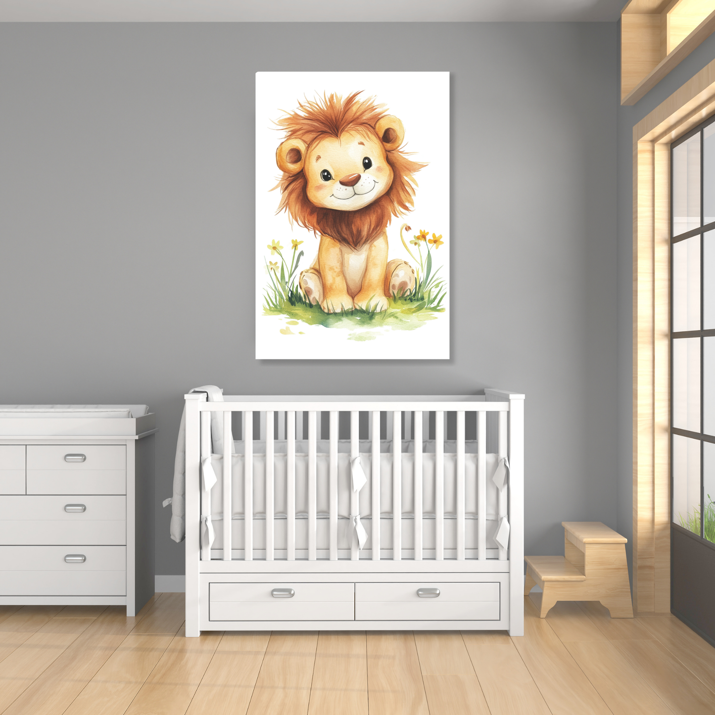 Lucius Lion Canvas Wall Art Print