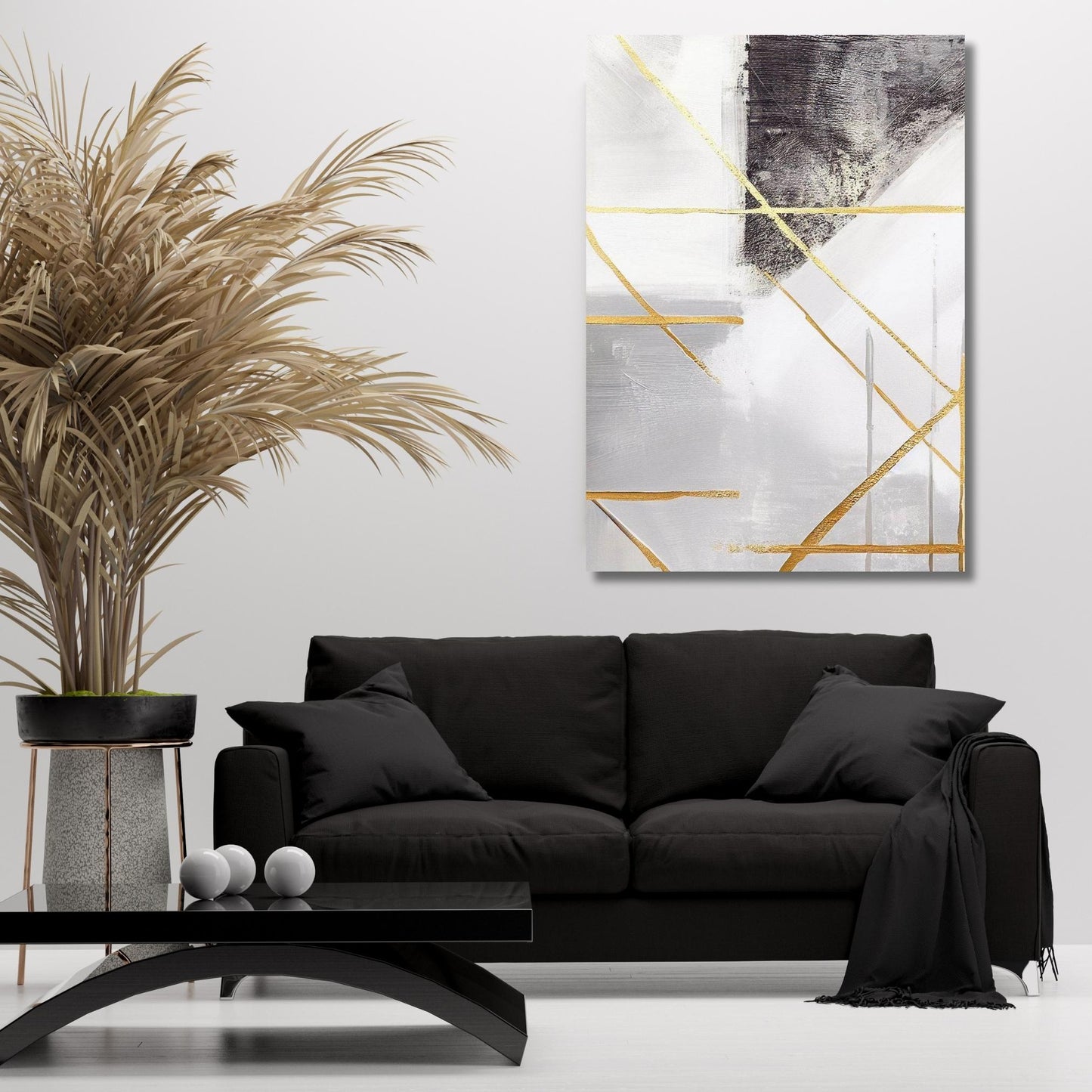 The Enigma Abstract Wall Art Canvas Print