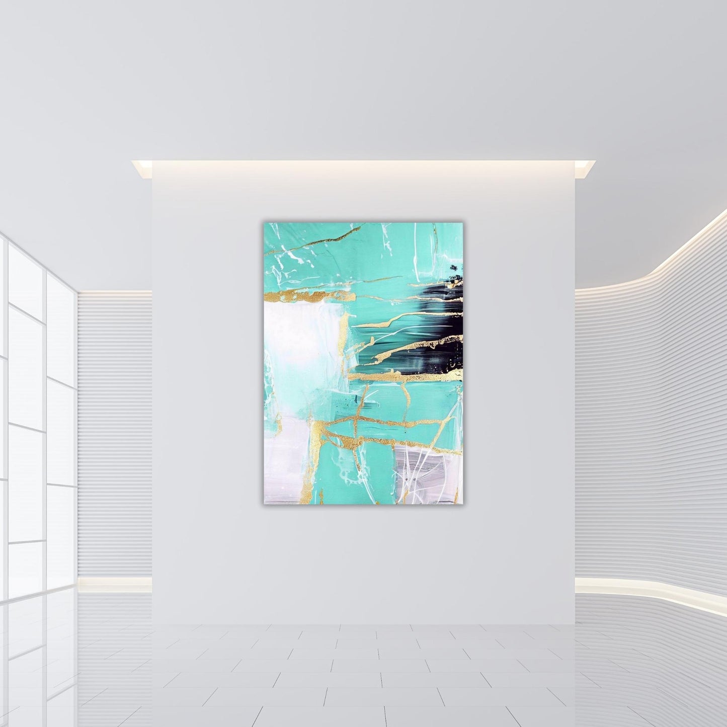 Harmony in Chaos Abstract Wall Art Canvas Print
