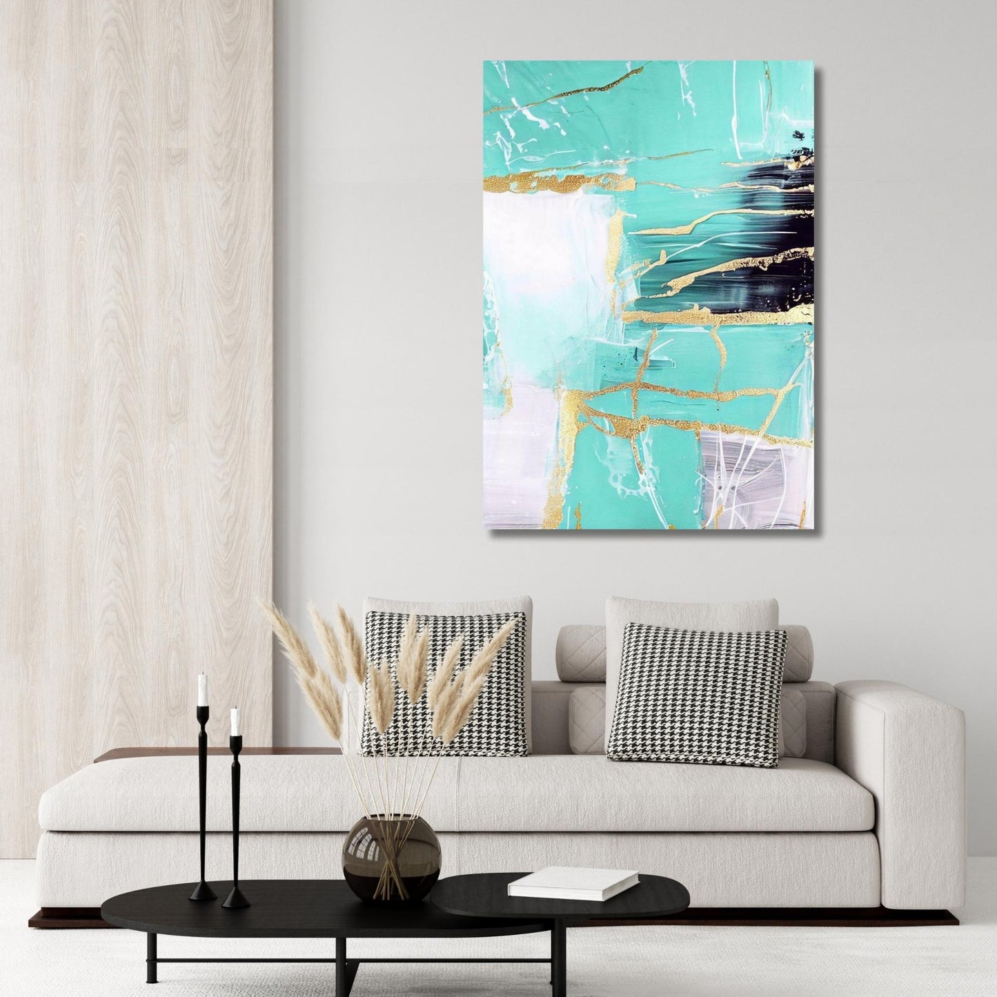 Harmony in Chaos Abstract Wall Art Canvas Print
