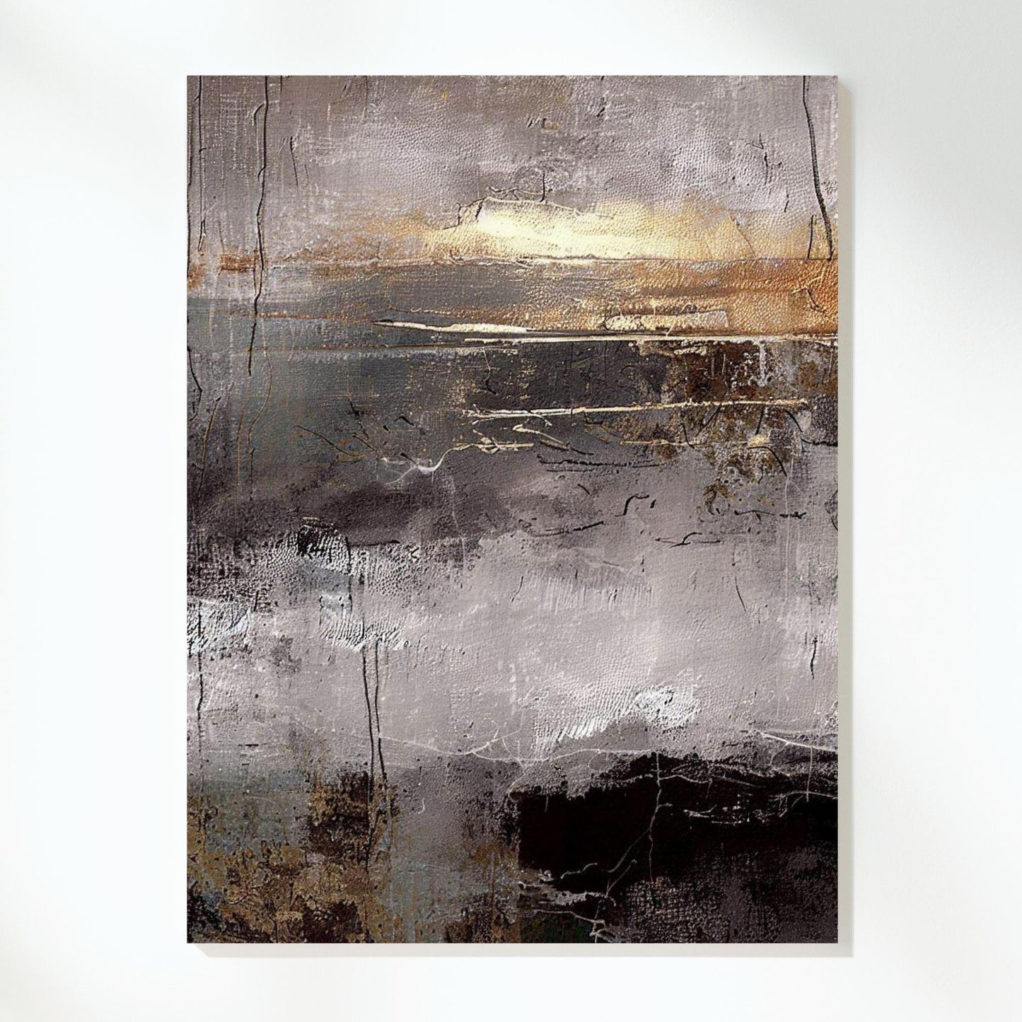 Cosmic Serenity Abstract Wall Art Canvas Print