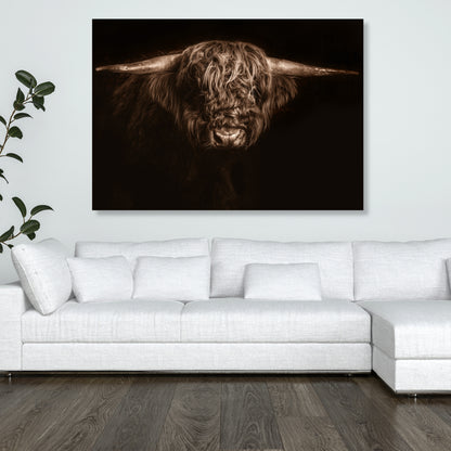 Highland Mystic Animal Kingdom Wall Art Canvas Print