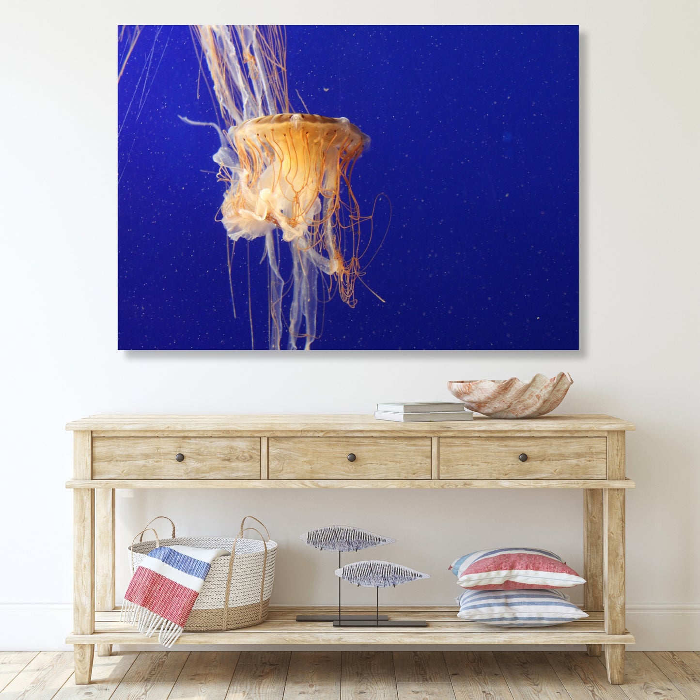 Jellyfish Depths Wall Art Canvas Print
