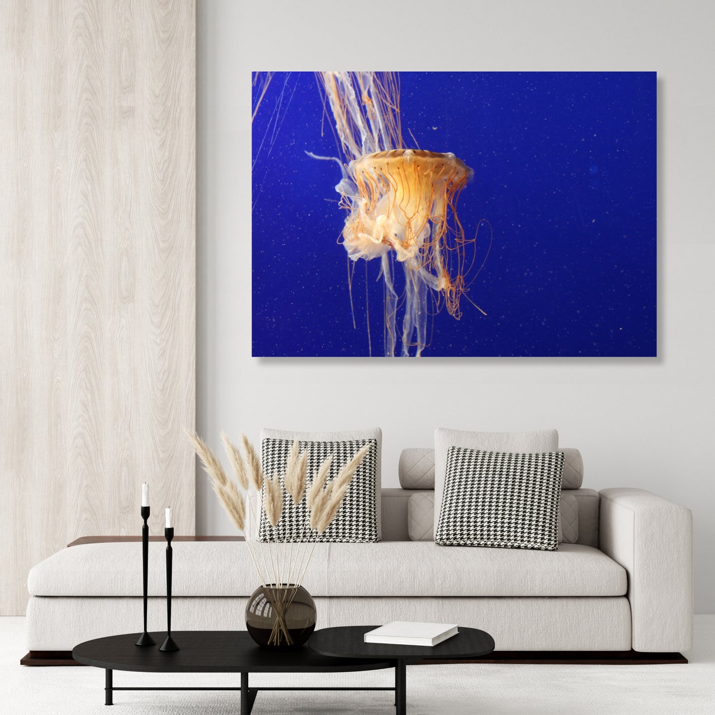 Jellyfish Depths Wall Art Canvas Print