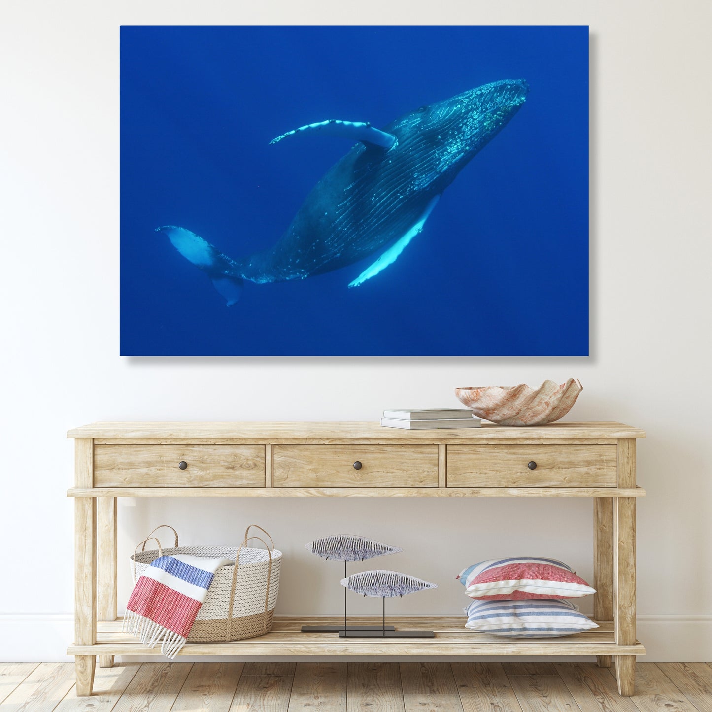 Majestic Humpback Wall Art Canvas Print