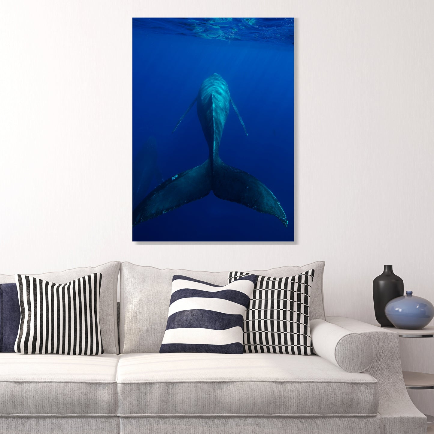 Swim On Wall Art Canvas Print