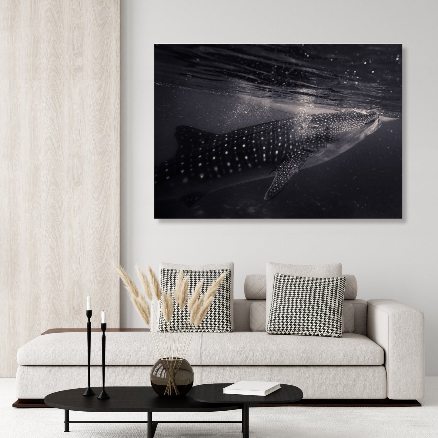 Whale Shark Wall Art Canvas Print