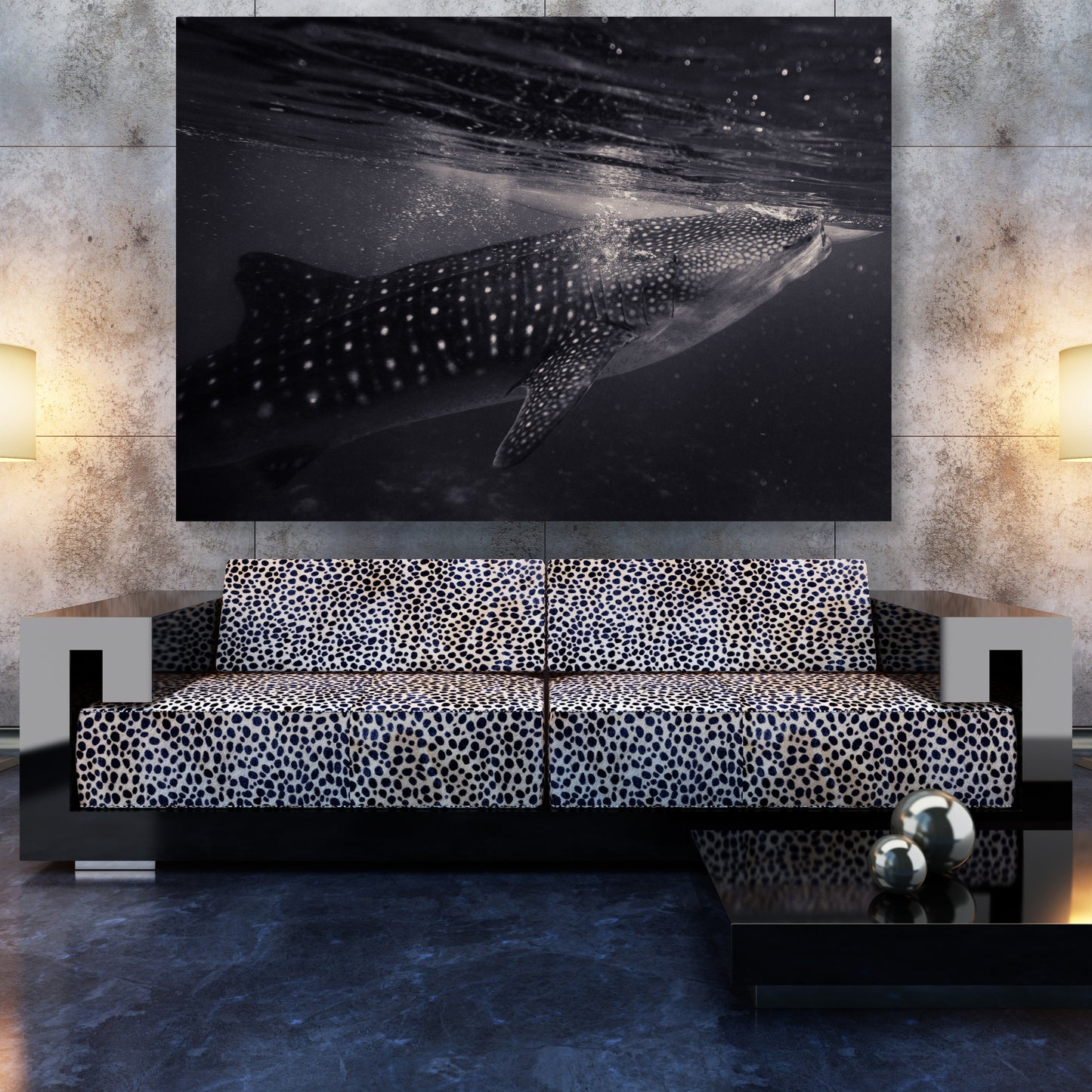 Whale Shark Wall Art Canvas Print
