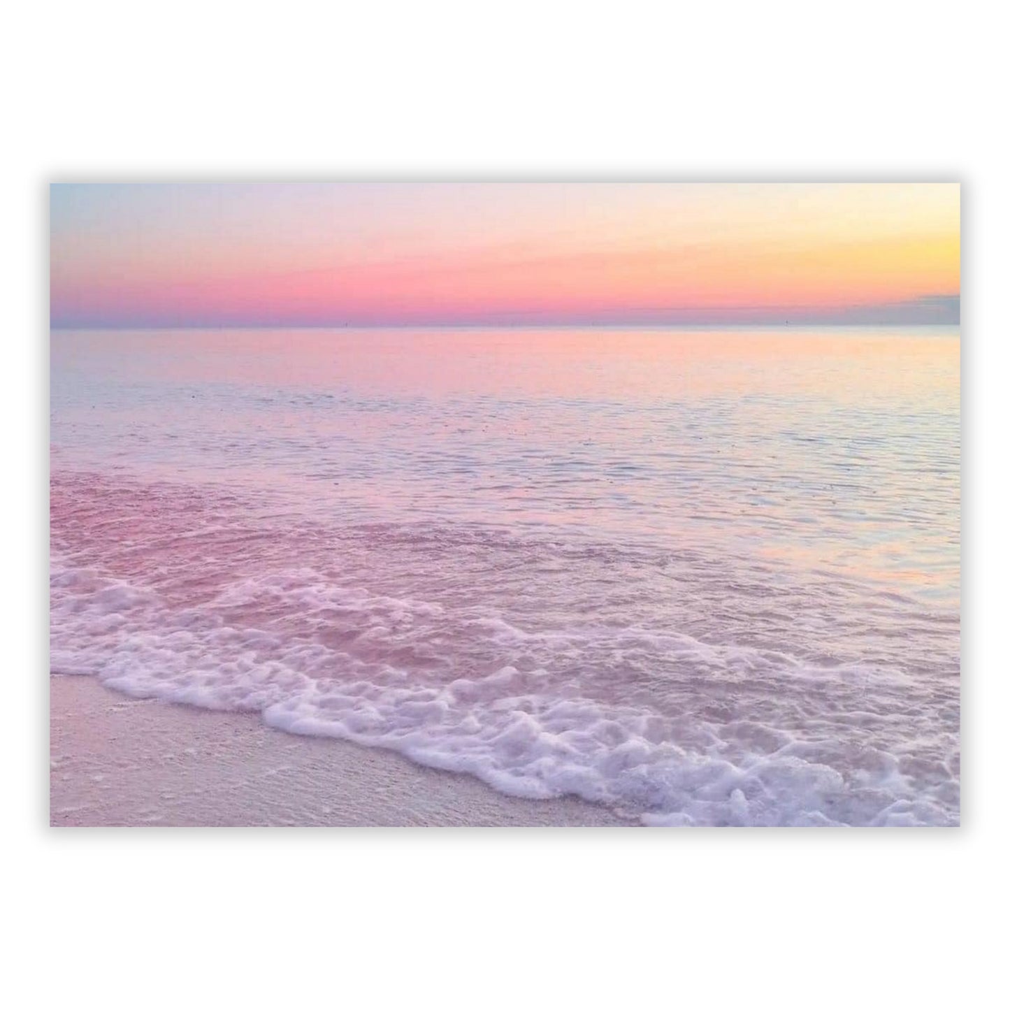 Sunset Calm Wall Art Canvas Print