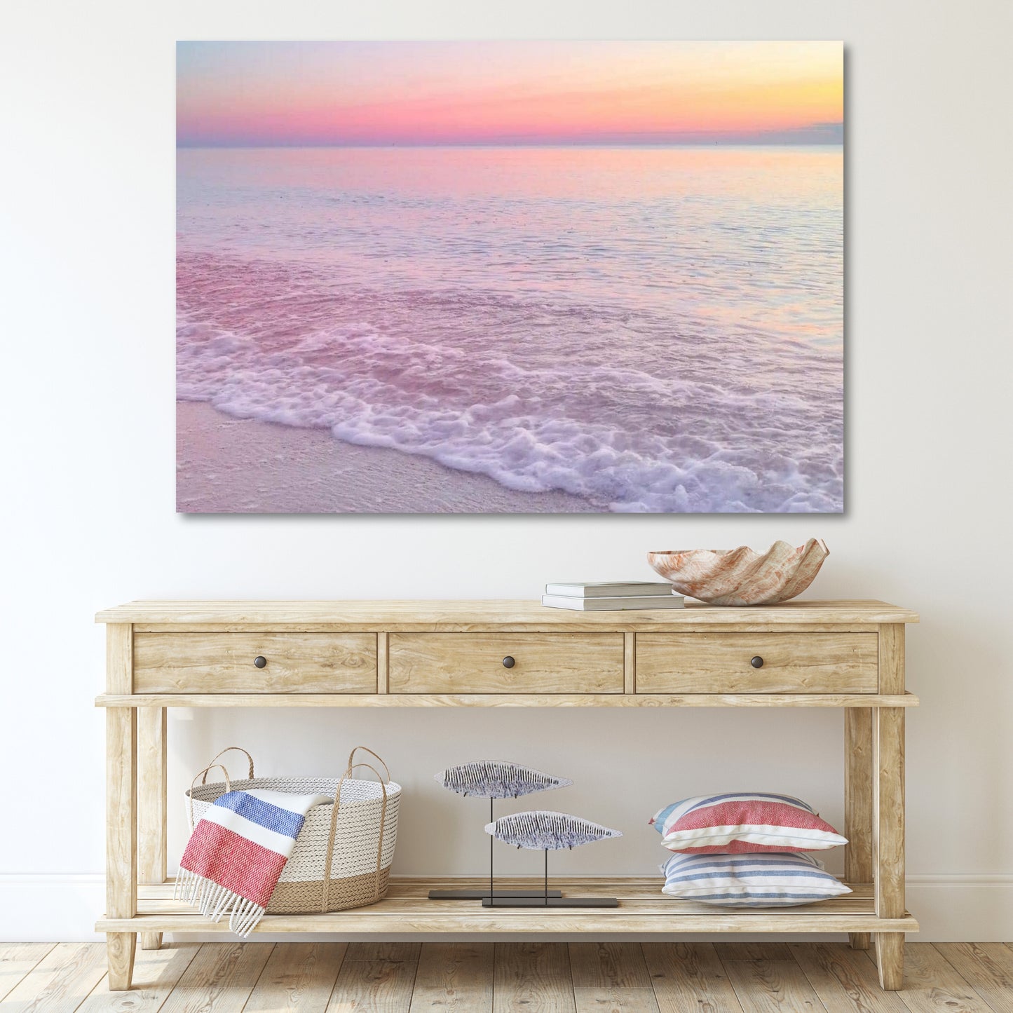 Sunset Calm Wall Art Canvas Print